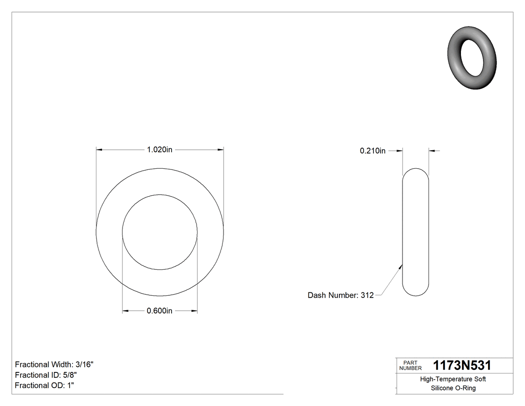 Technical drawing - 1173N531